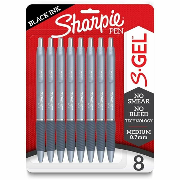 Sharpe Manufacturing Sharpie  0.7 mm Point S-Gel Pens, White, 8PK SAN2169762